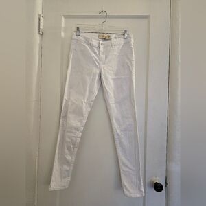 Hollister Women's Skinny White Jeans
